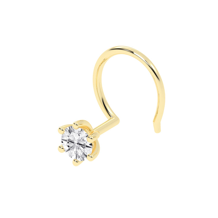 Kaira Bloom Diamond Nose Pin
