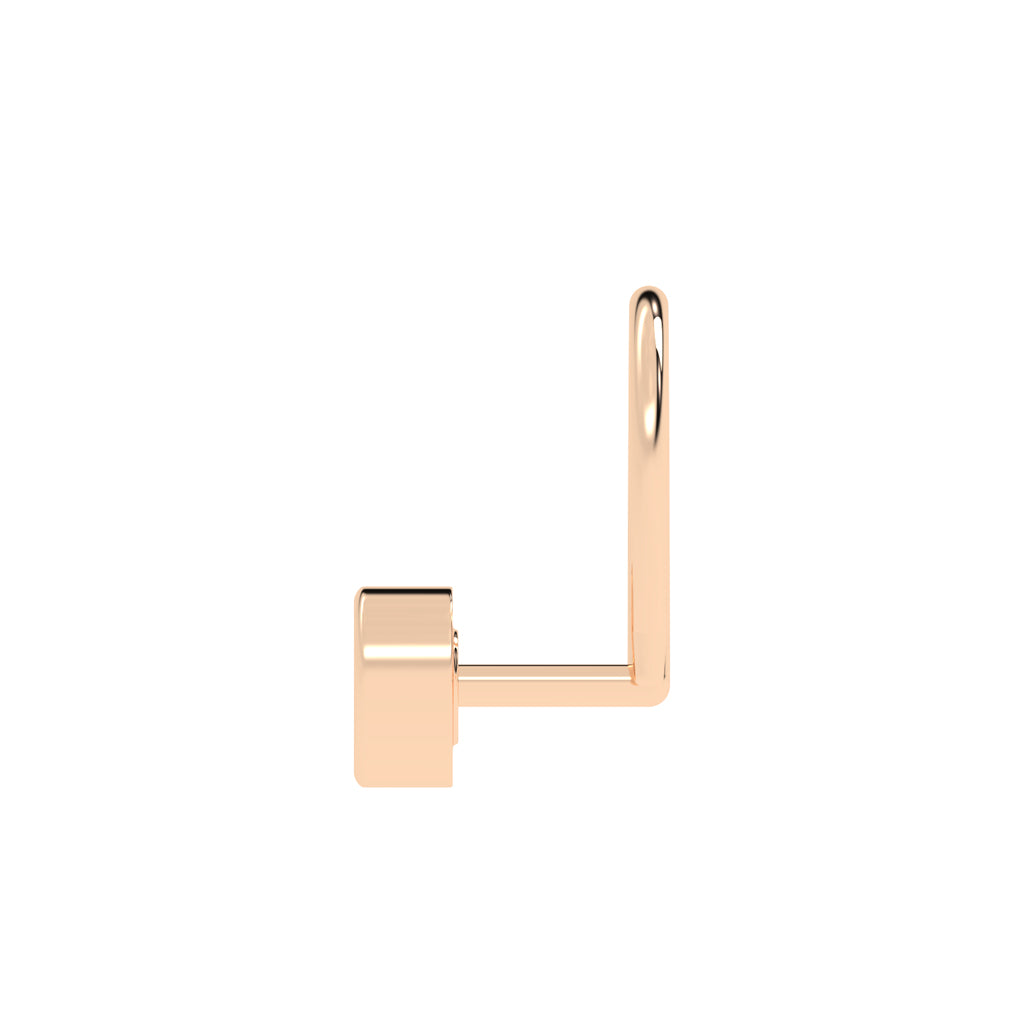 Aaria Glow Bezel Diamond Nose Pin