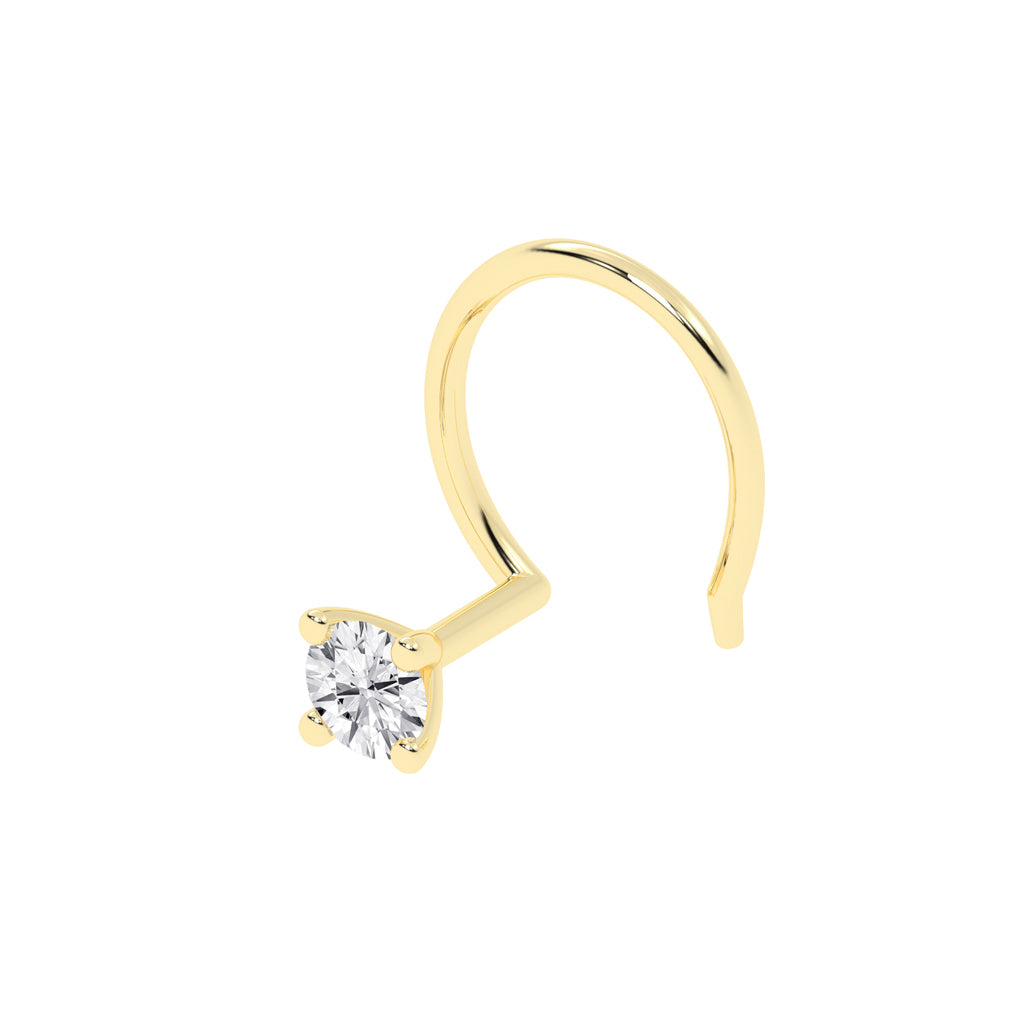 Arctic Sparkle Diamond Nose Stud
