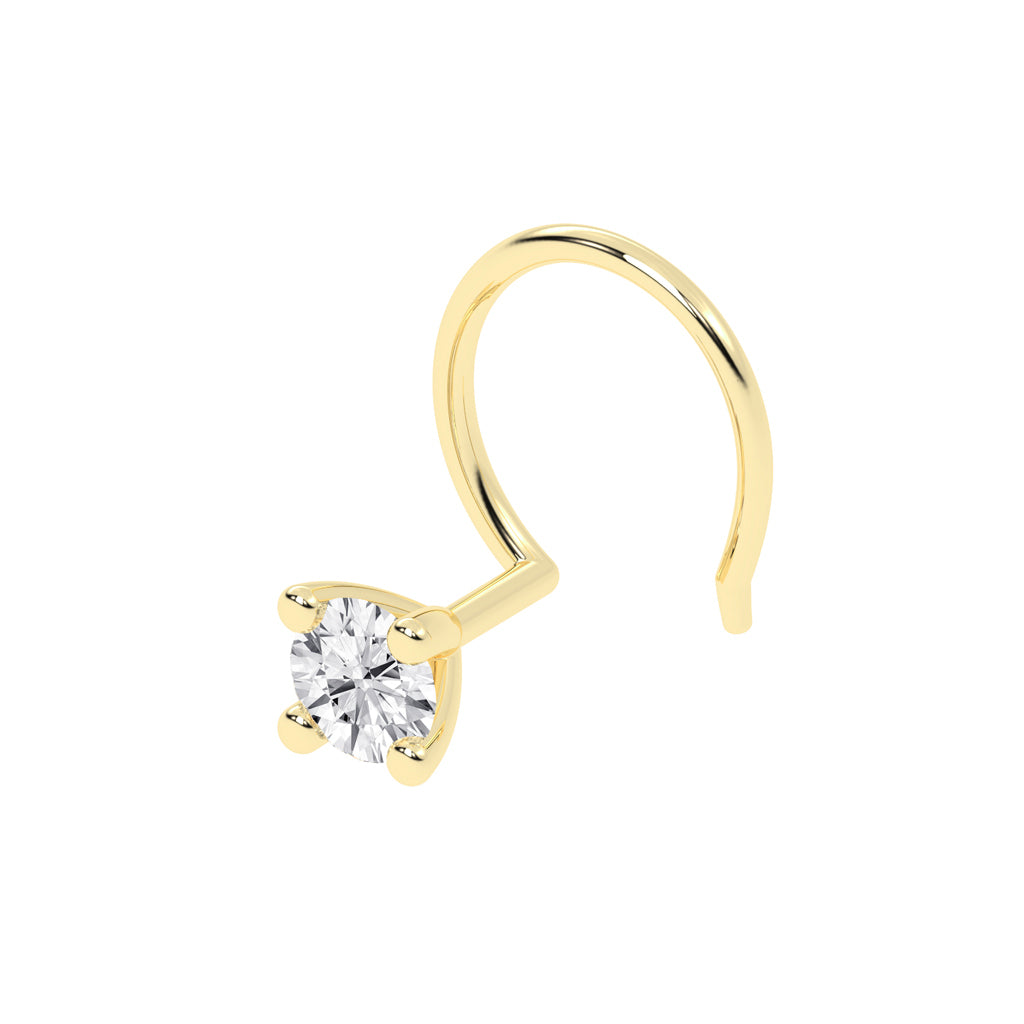 Understated Allure Diamond Nose Ring