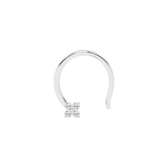 Petite Diamond Cluster Nose Ring