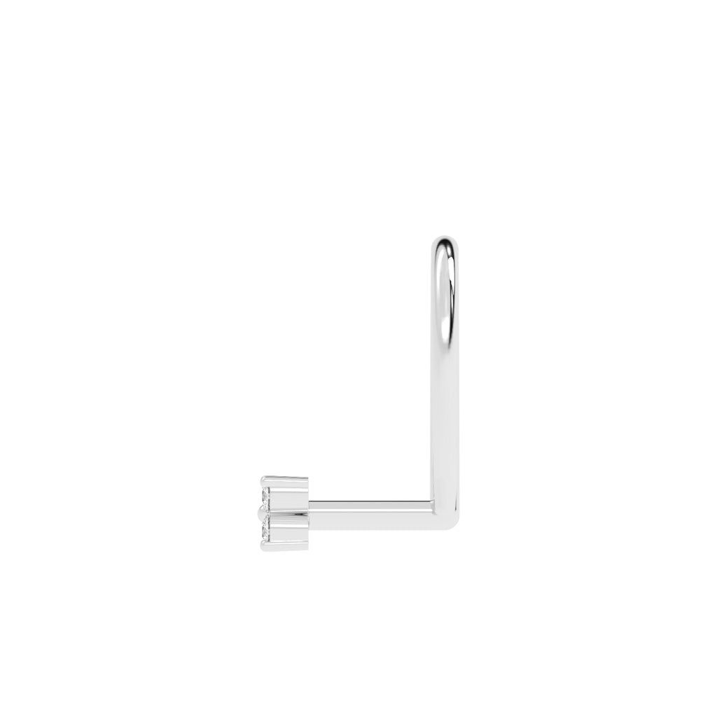 Petite Diamond Cluster Nose Ring