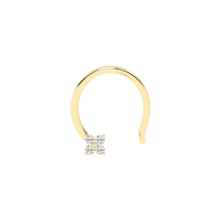 Petite Diamond Cluster Nose Ring