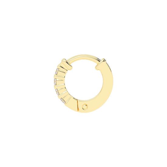 Radiant Cascade Line Nose Pin