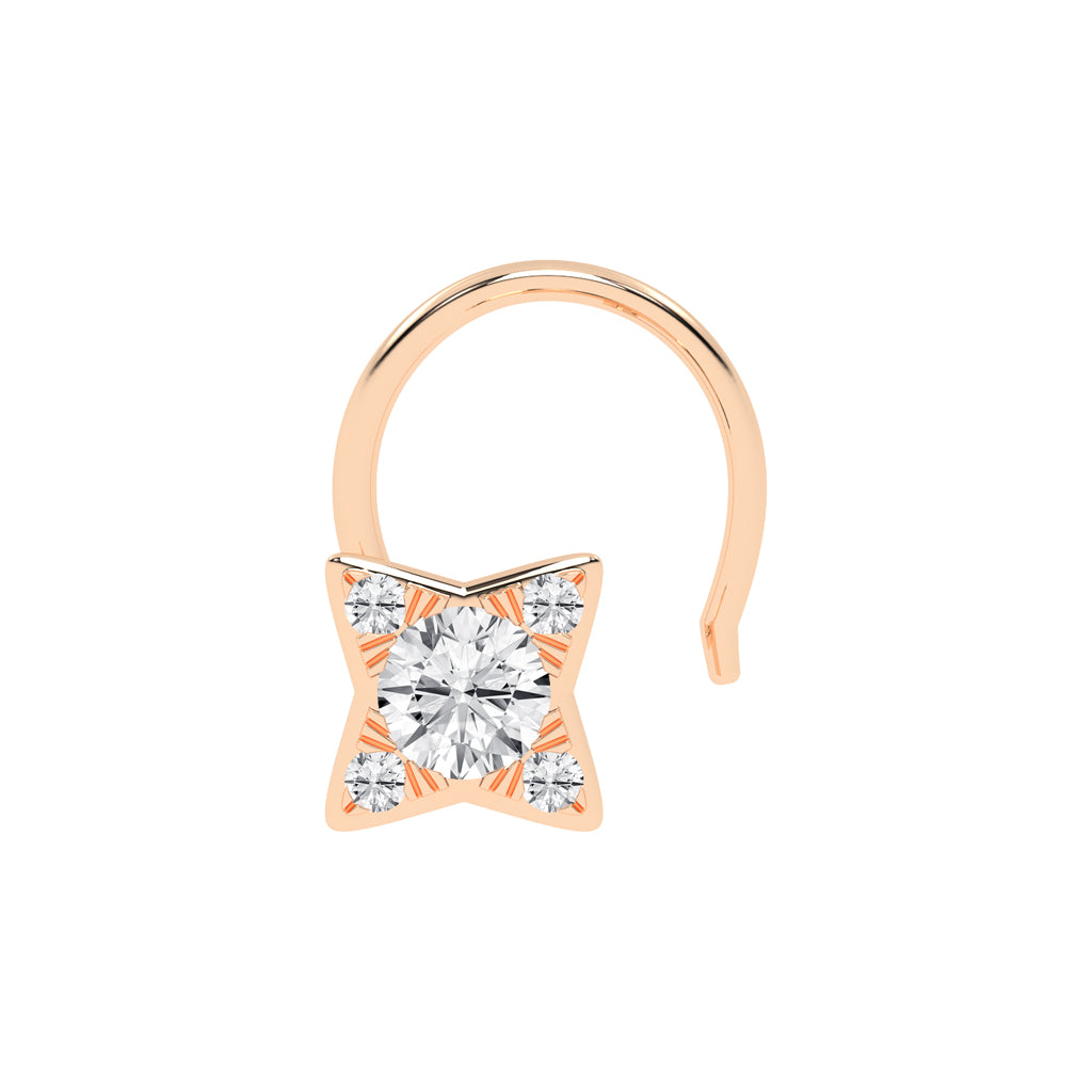 Starburst Radiance Nose Pin