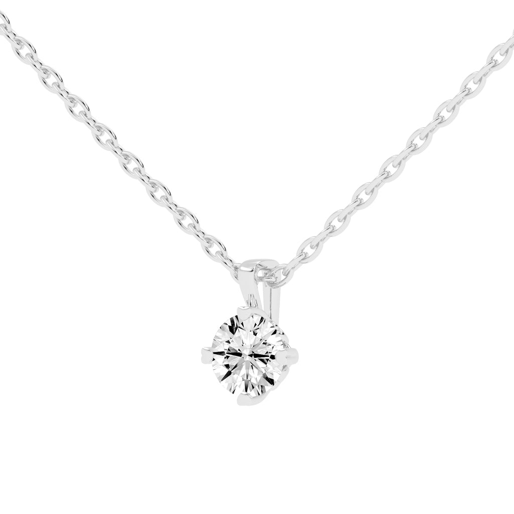 Elysian Spark – Classic Solitaire Pendant