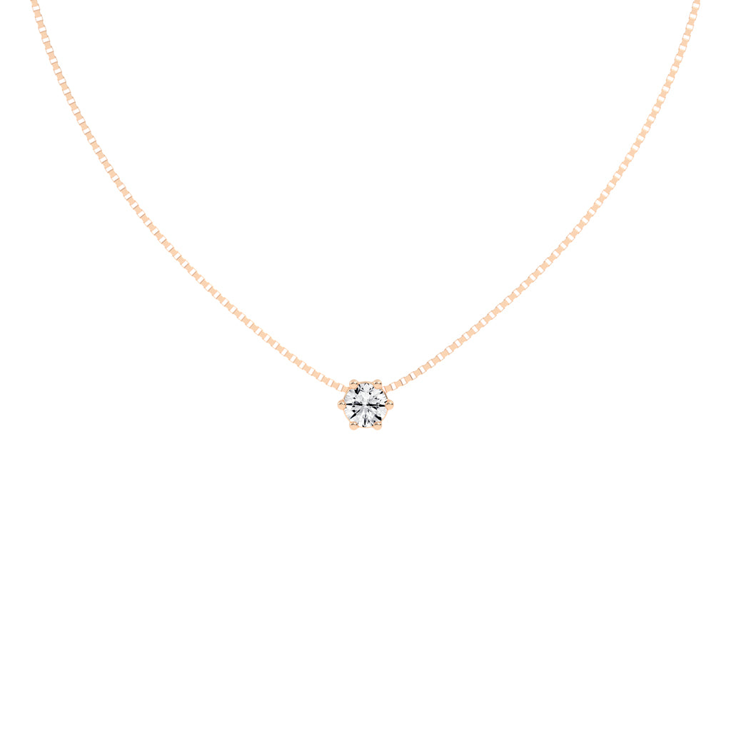 Solia Star – Petite Solitaire Pendant