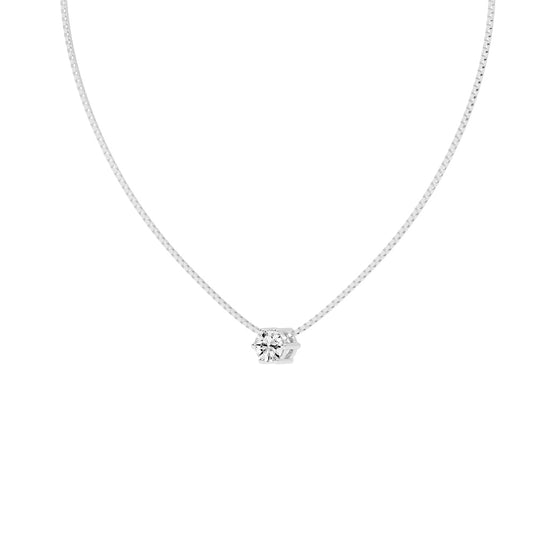 Solia Star – Petite Solitaire Pendant