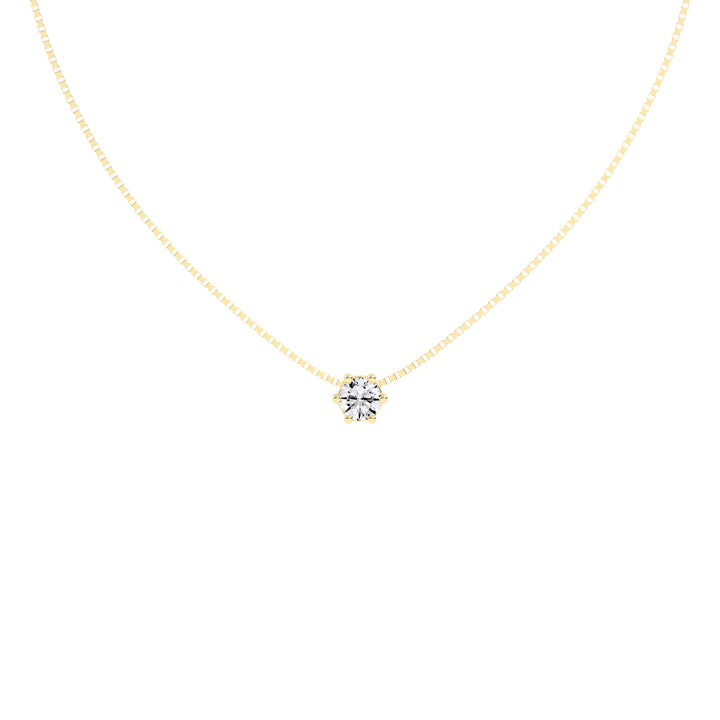 Solia Star – Petite Solitaire Pendant