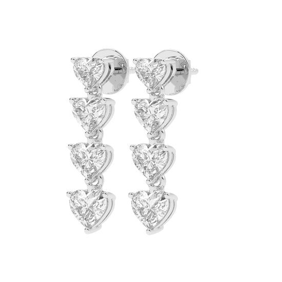 2Ct Round Shape Yellow Gold Solitaire Studs Earrings