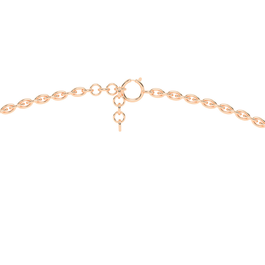 0.50Ct Round Shape Delicate Mangalsutra