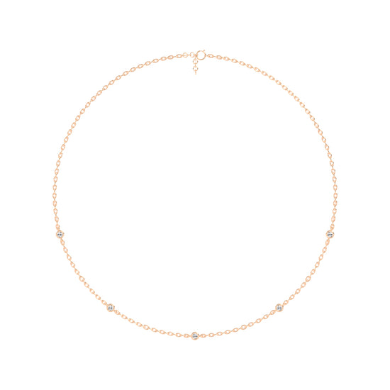 0.25Ct Round Shape Delicate Mangalsutra