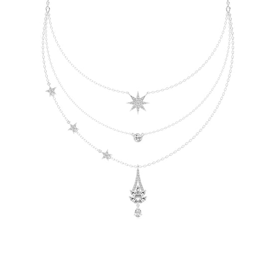2.25Ct Pear Shape Fancy Mangalsutra