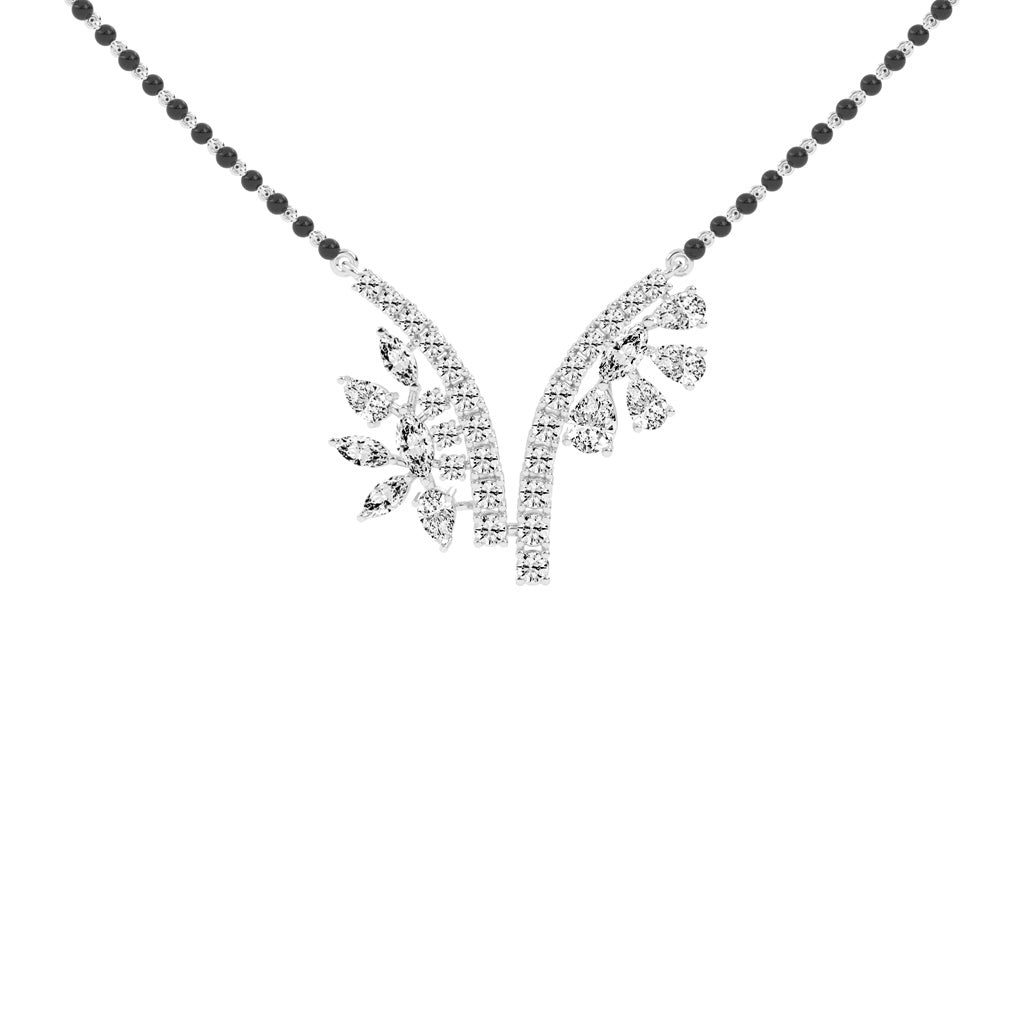3.25Ct Marquise Shape Fancy Mangalsutra