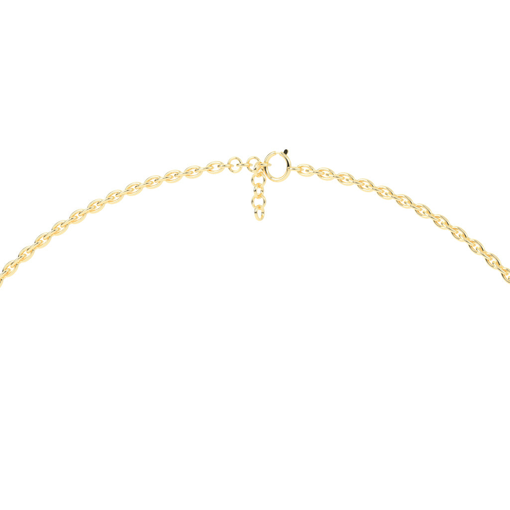 Classic 925 Silver  18K Gold Plated Halo Solitaire Mangalsutra Necklace with Black Beads