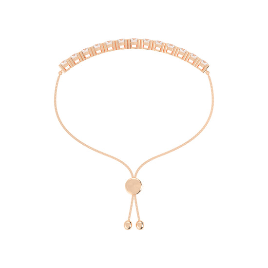 Delisora Pinched Round Cut Delicate Lab Diamond Ring