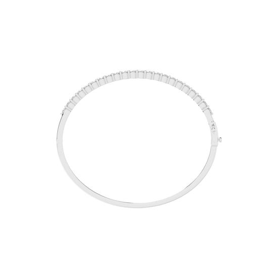 Lira Bar Setting Round Cut Kada Lab Diamond Bracelet