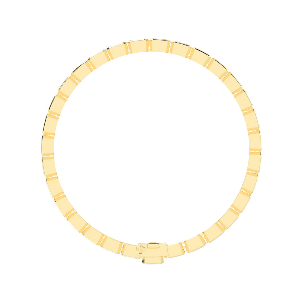 Nivara Emerald Cut Tennis Lab Diamond Bracelet