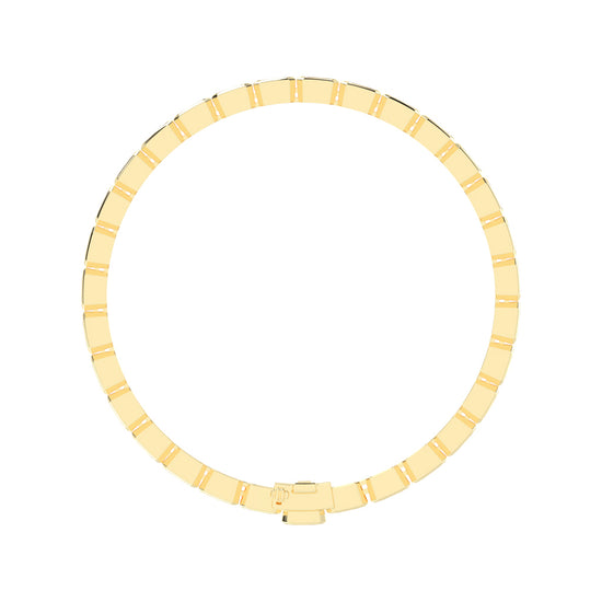 Nivara Emerald Cut Tennis Lab Diamond Bracelet