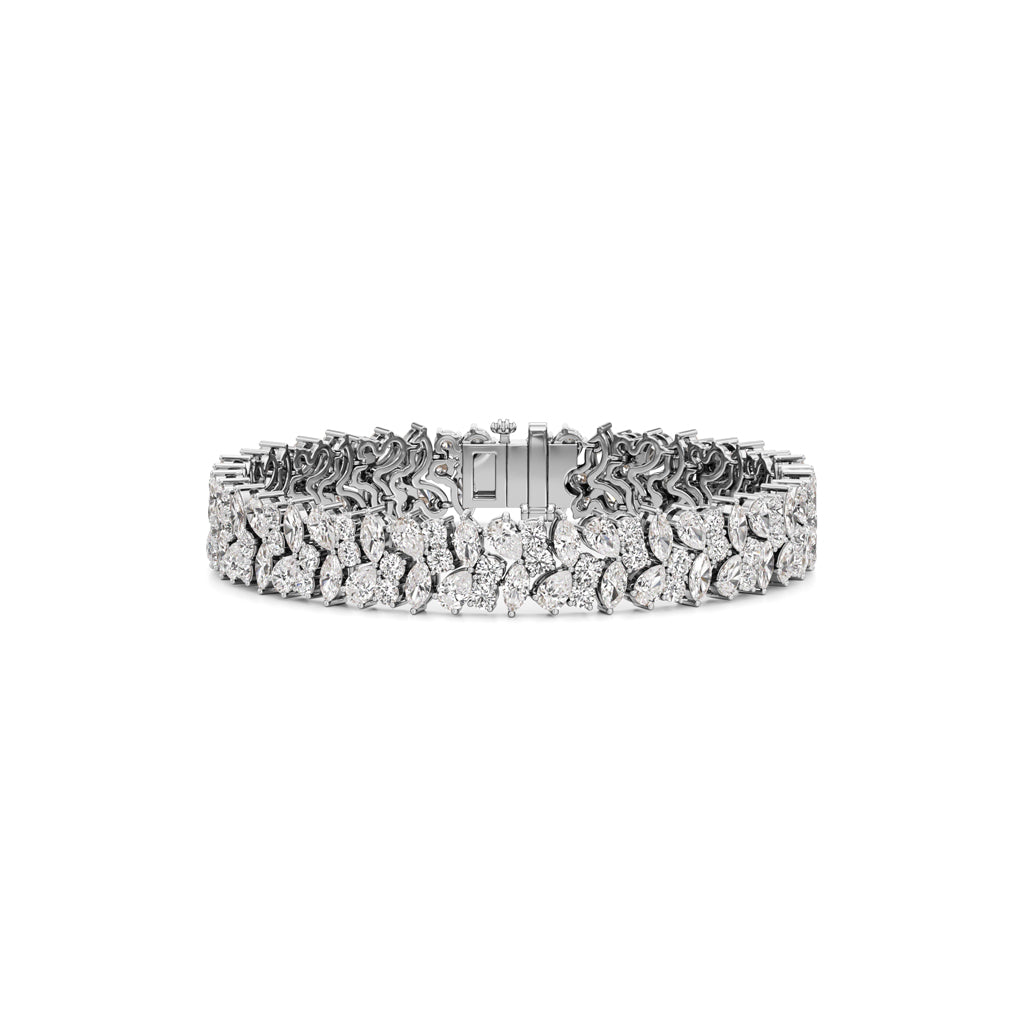 Luminous Diamond Vine Bracelet