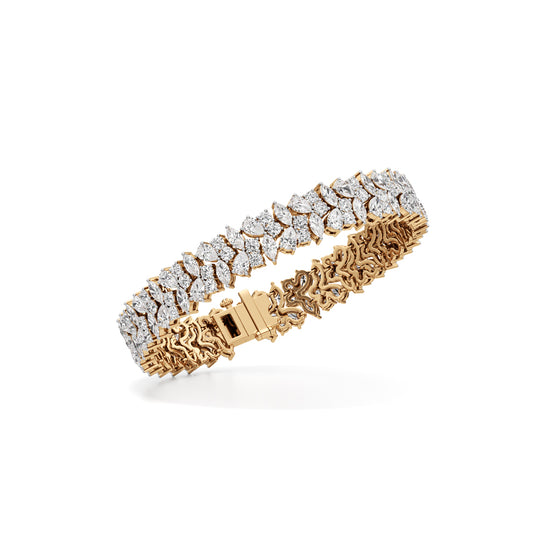 Luminous Diamond Vine Bracelet