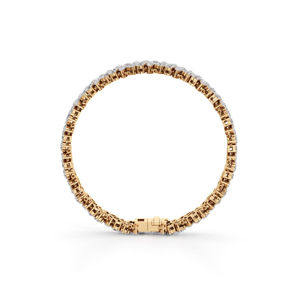 Luminous Diamond Vine Bracelet