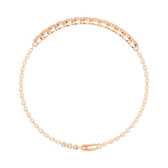 Elara Round Cut Tennis Lab Diamond Bracelet