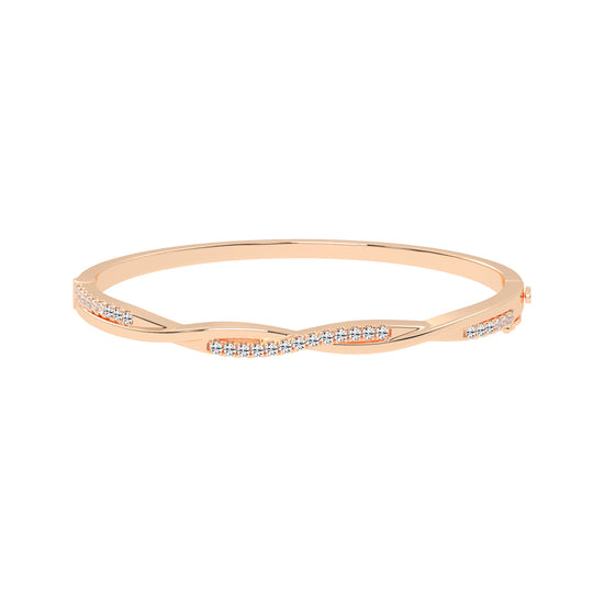 Niva Infinity Round Cut Kada Lab Diamond Bracelet
