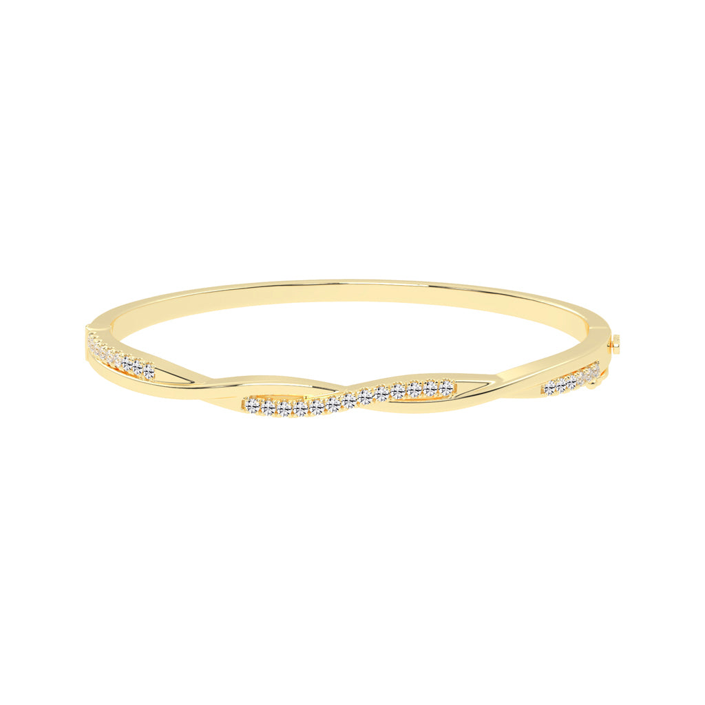 Niva Infinity Round Cut Kada Lab Diamond Bracelet
