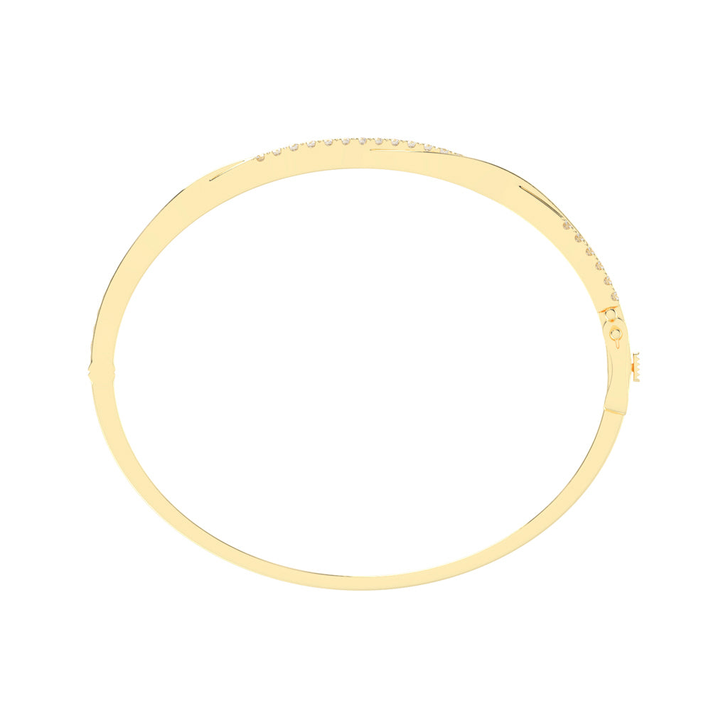 Niva Infinity Round Cut Kada Lab Diamond Bracelet
