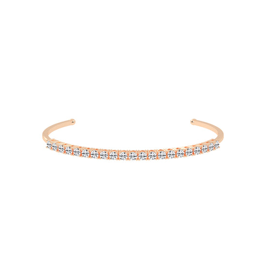 Freya Adjustable Round Cut Kada Lab Diamond Bracelet