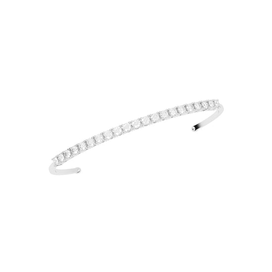 Freya Adjustable Round Cut Kada Lab Diamond Bracelet