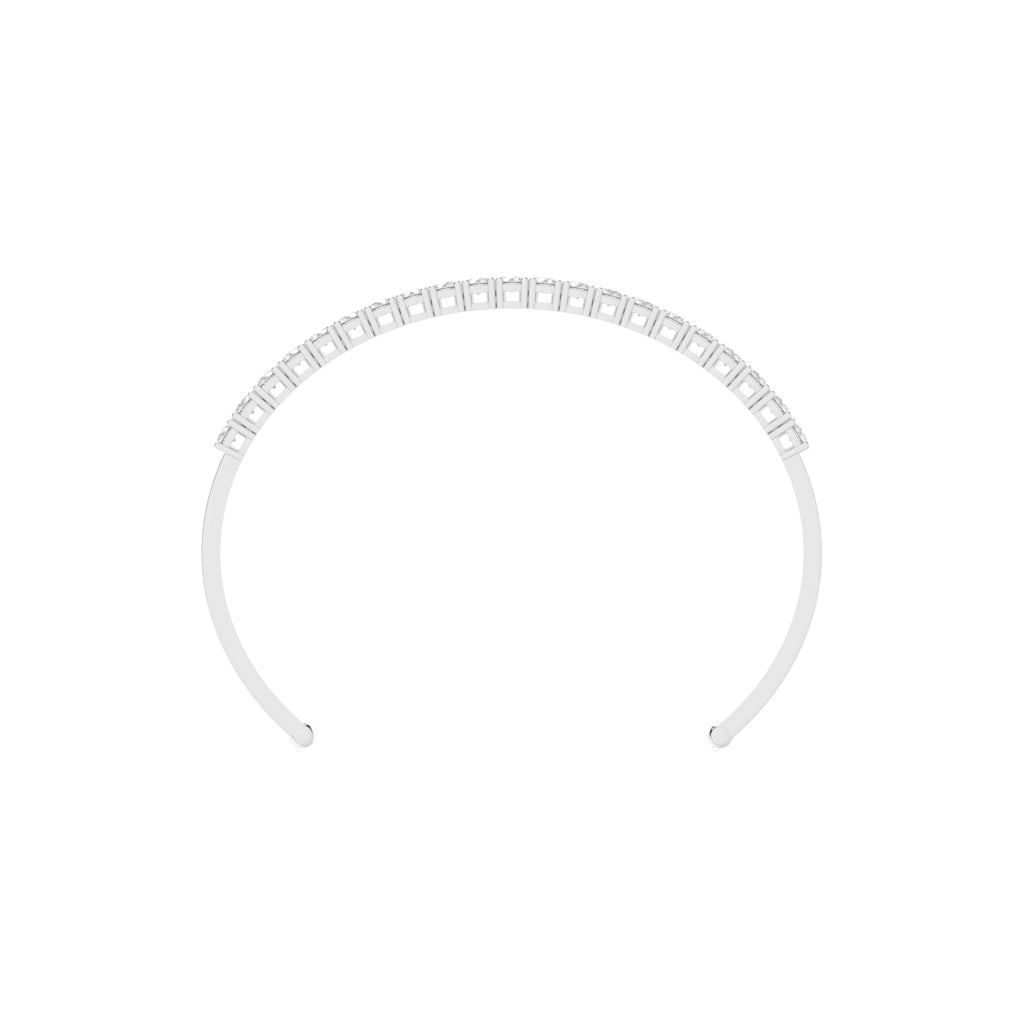 Freya Adjustable Round Cut Kada Lab Diamond Bracelet