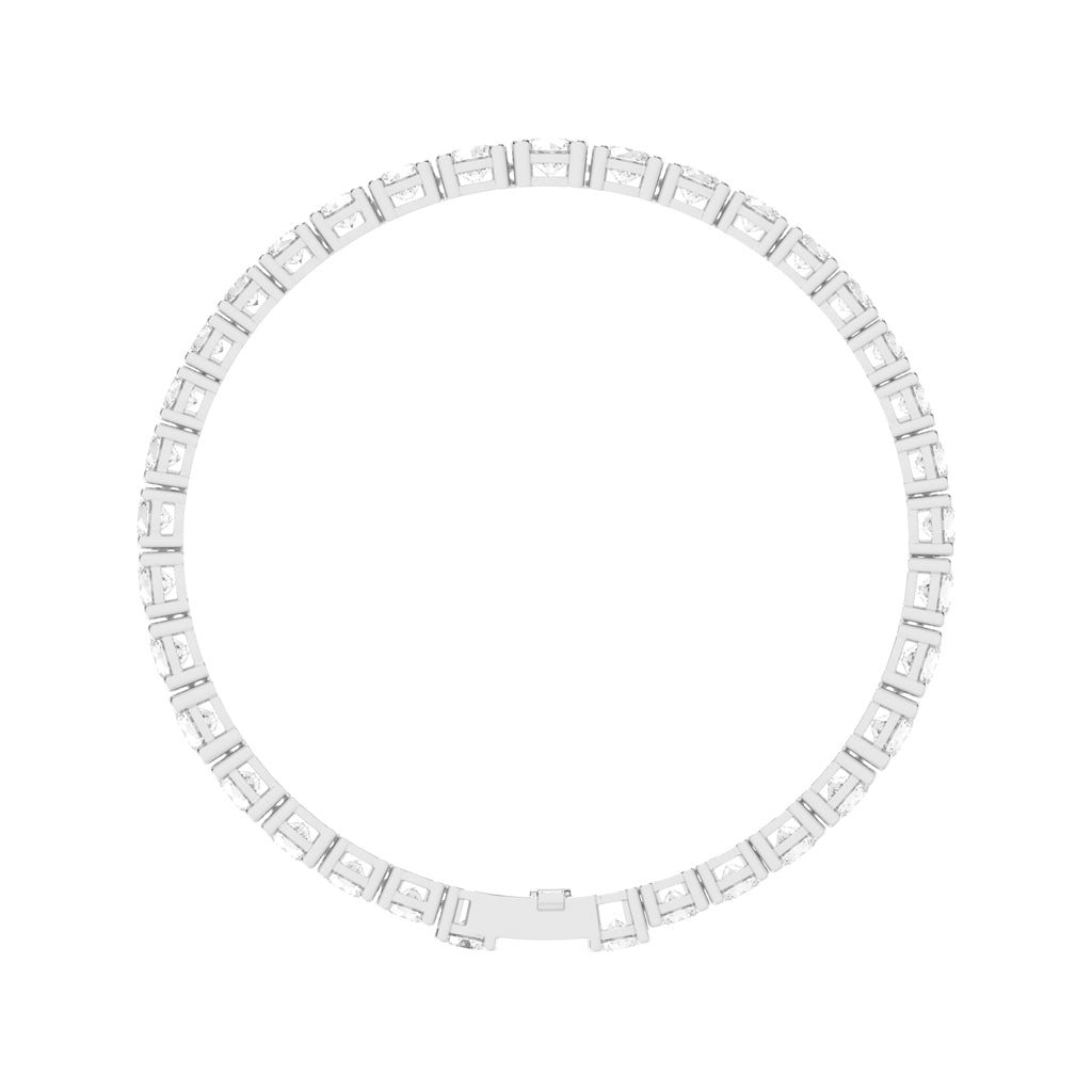 Delara Standard Round Tennis Lab Diamond Bracelet