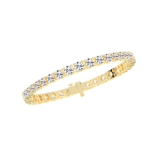 Delara Standard Round Tennis Lab Diamond Bracelet