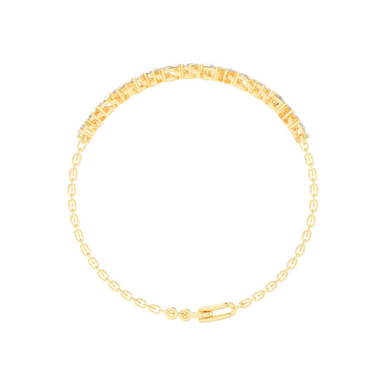 Naida Contemporary Style Fancy Lab Diamond Bracelet
