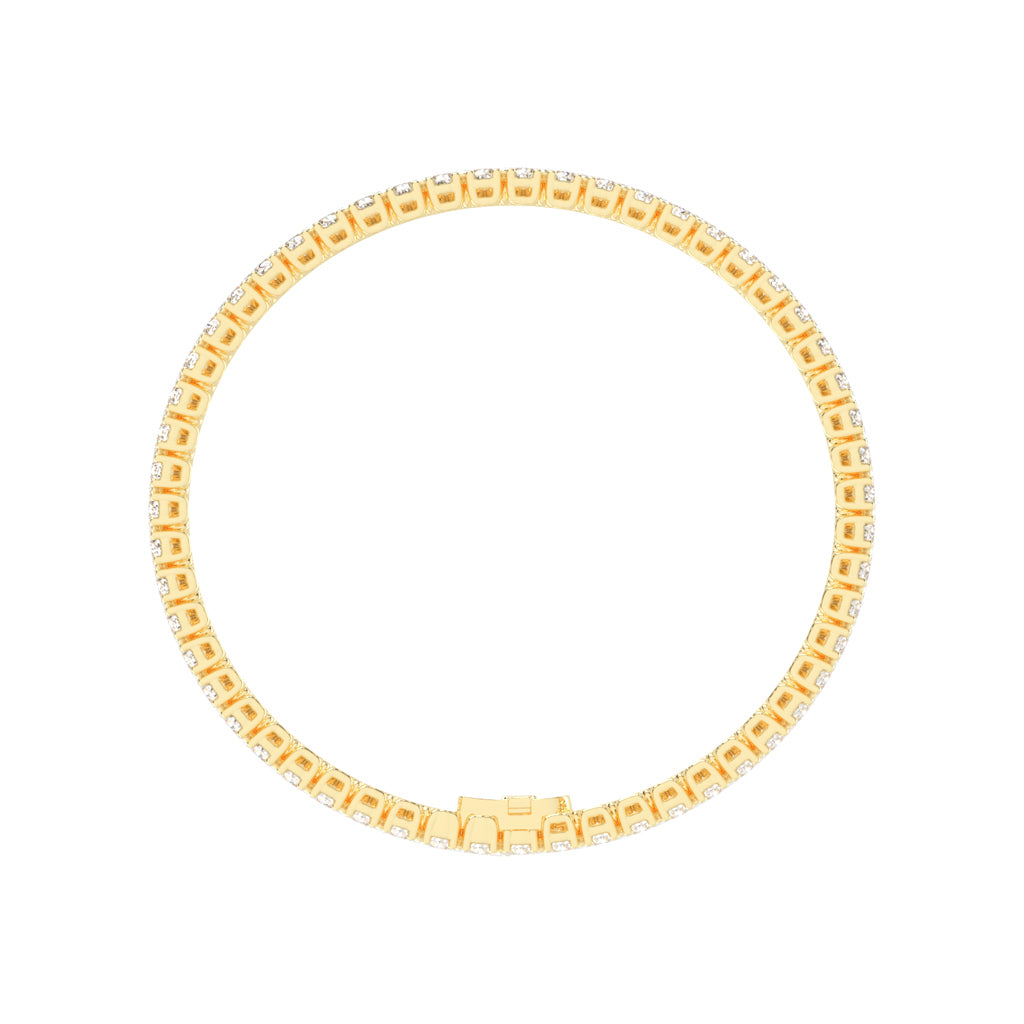Viera Pear Cut Fancy Lab Diamond Bracelet