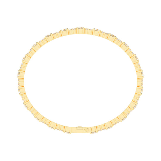 Vellina Round Cut Tennis Lab Diamond Bracelet
