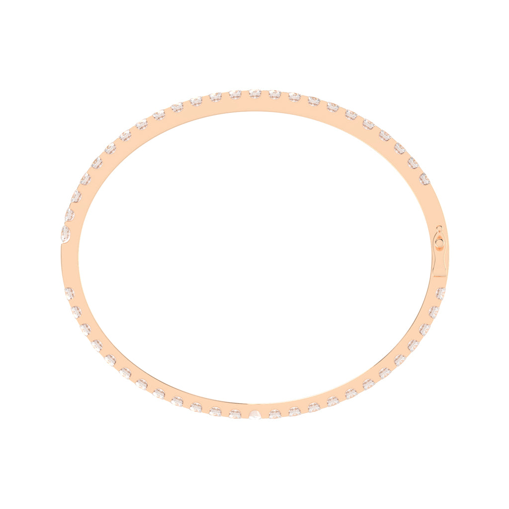 Irena Shared Setting Round Cut Kada Lab Diamond Bracelet
