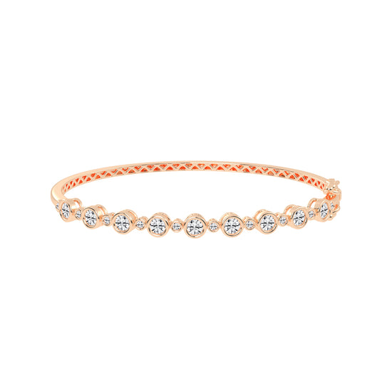 Kaela Bezel Setting Round Kada Lab Diamond Bracelet