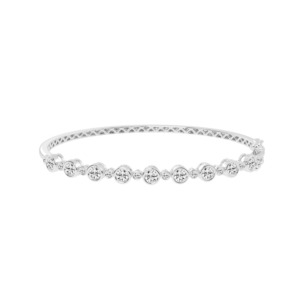 Kaela Bezel Setting Round Kada Lab Diamond Bracelet
