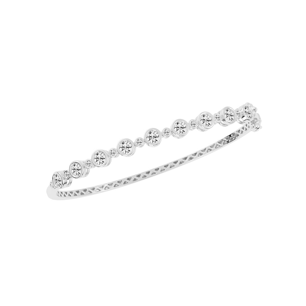 Kaela Bezel Setting Round Kada Lab Diamond Bracelet