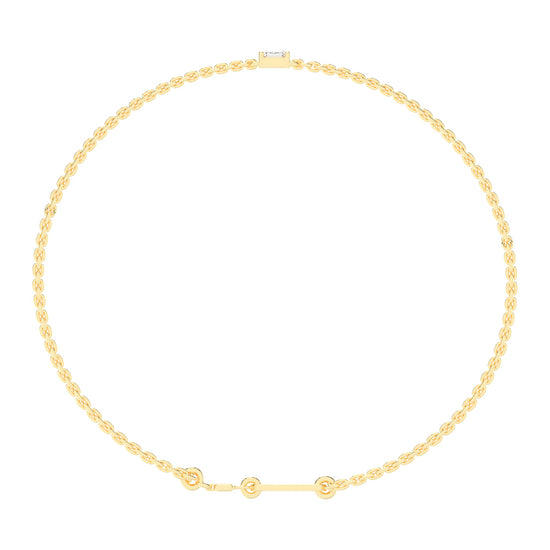 Infinity Charm Emerald Cut Delicate Lab Diamond Bracelet