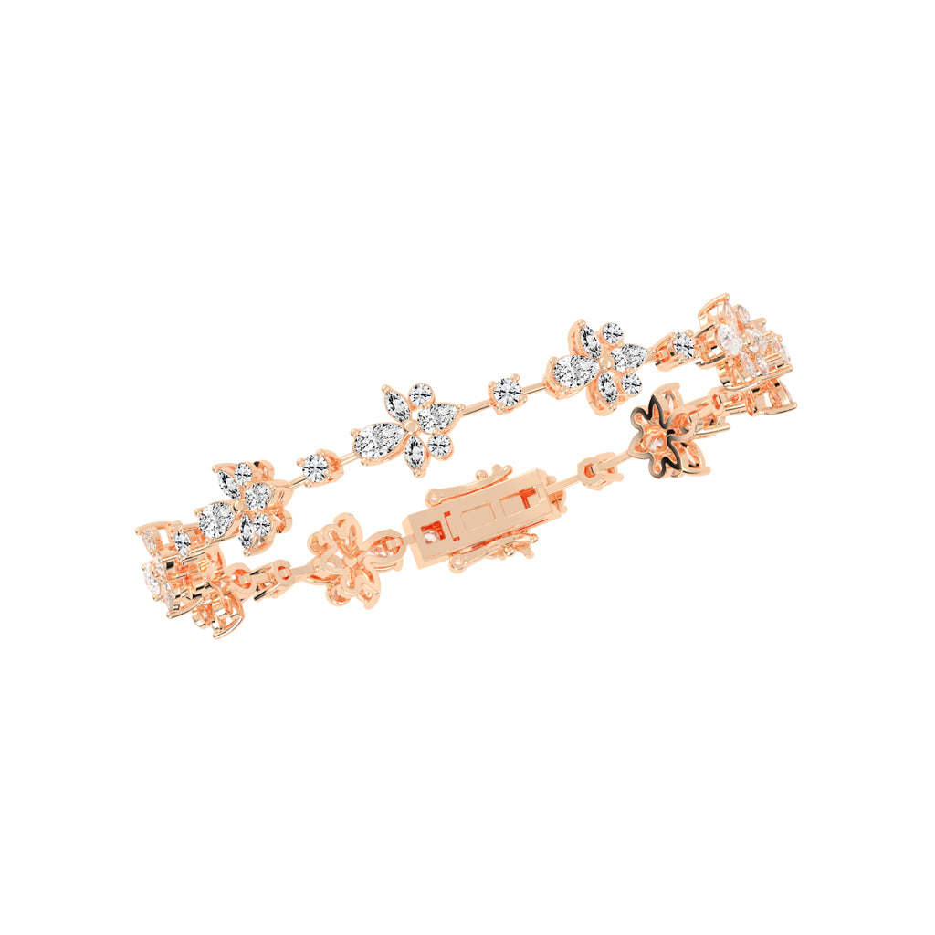 Aelina Bloom Fancy Lab Diamond Bracelet