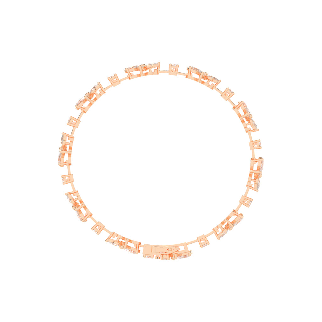 Aelina Bloom Fancy Lab Diamond Bracelet