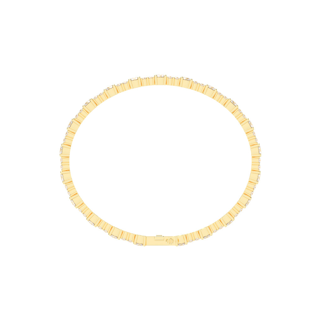 Fionna Round Cut Tennis Lab Diamond Bracelet