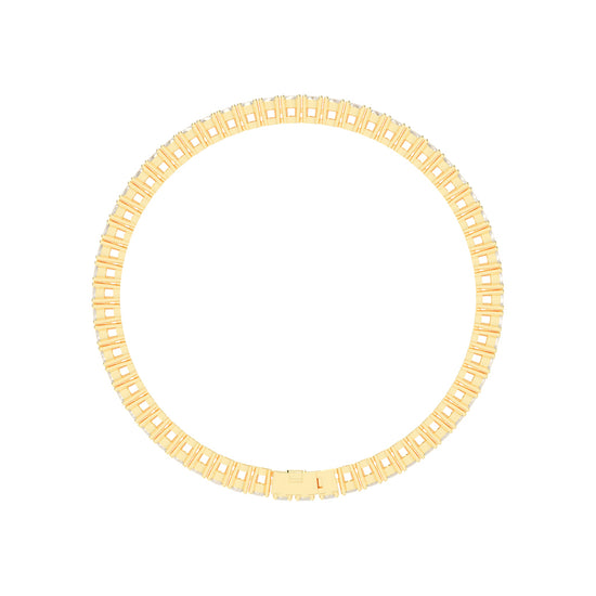 Lysandra Oval Cut Tennis Lab Diamond Bracelet