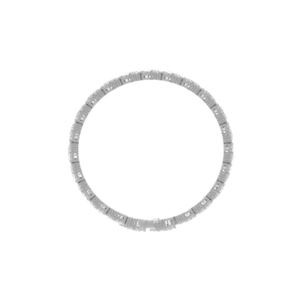 Orin Emerald Cut Fancy Lab Diamond Bracelet