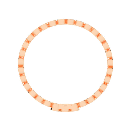 Orbital Sparkle Diamond Link Bracelet