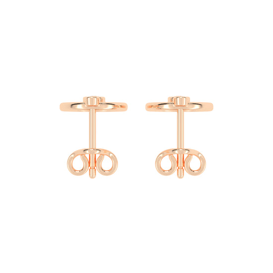 Dazzling Drop Halo Stud Earrings